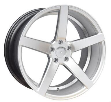 20x9/10.5 Staggered Wheels Gravity Casting Aluminum Rims Light Weight Concave Design Hyper Silver for Benz and Porsche
