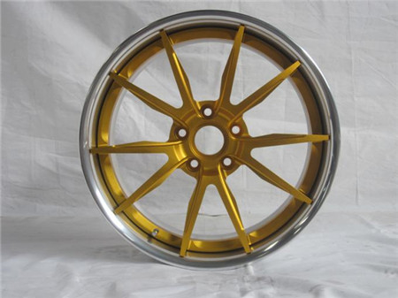 BFL25/3 piece forged wheels for maserati/Anodized Gold wheels/The design for MHT niche