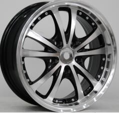 15 Inch Deep Dish Aluminum Wheels Light Weight Aftermarket Rims Black for Honda Fit,Carola